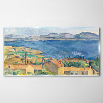 Tableau sur verre Vue sur la mer