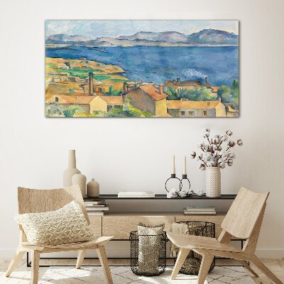 Tableau sur verre Vue sur la mer