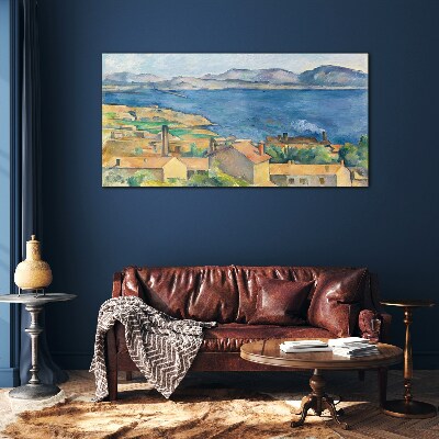 Tableau sur verre Vue sur la mer