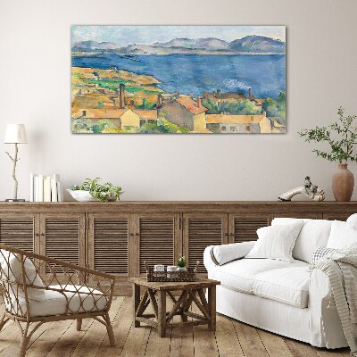 Tableau sur verre Vue sur la mer