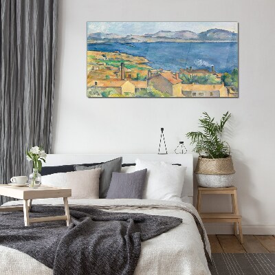 Tableau sur verre Vue sur la mer