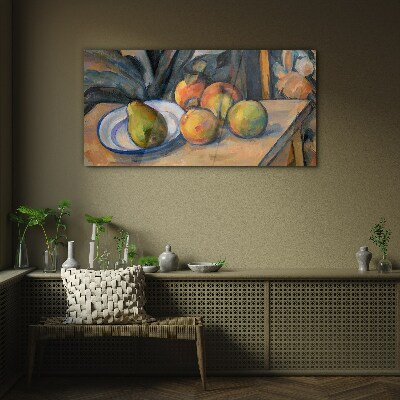 Tableau sur verre Nature morte aux fruits
