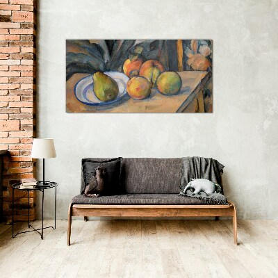 Tableau sur verre Nature morte aux fruits