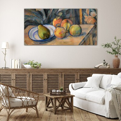 Tableau sur verre Nature morte aux fruits