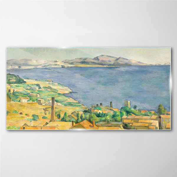 Tableau sur verre Vue sur la mer et le paysage