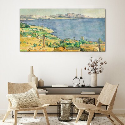 Tableau sur verre Vue sur la mer et le paysage