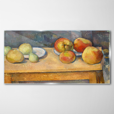 Tableau verre imprimé Des fruits sur la table
