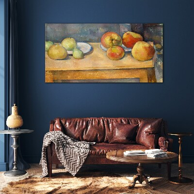 Tableau verre imprimé Des fruits sur la table