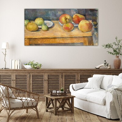 Tableau verre imprimé Des fruits sur la table