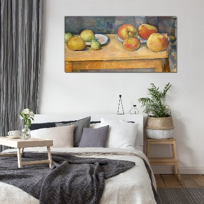 Tableau verre imprimé Des fruits sur la table