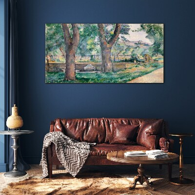 Tableau photo sur verre Un après-midi d'été dans le parc