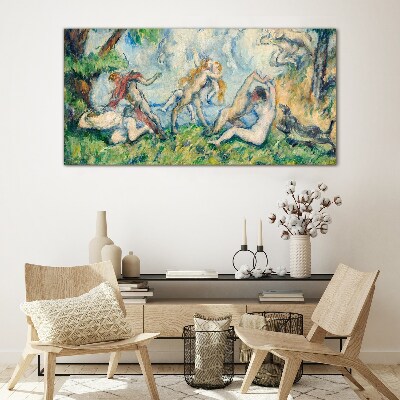 Tableau en verre Une scène de la mythologie