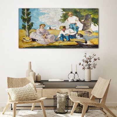 Tableau verre imprimé Un après-midi d'été à la campagne