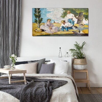 Tableau verre imprimé Un après-midi d'été à la campagne