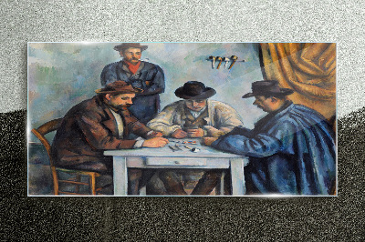Tableau photo sur verre Jeu de cartes