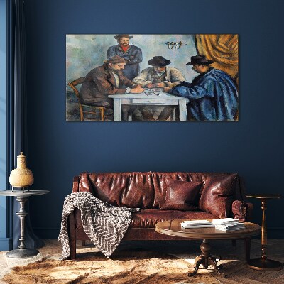 Tableau photo sur verre Jeu de cartes