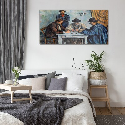 Tableau photo sur verre Jeu de cartes