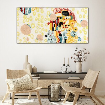 Tableau verre imprimé Cercles et figures colorés