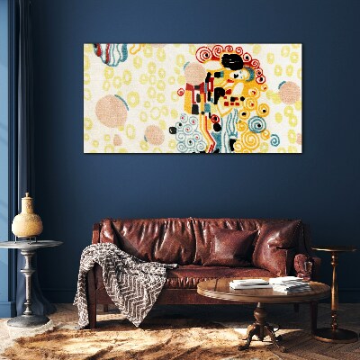 Tableau verre imprimé Cercles et figures colorés