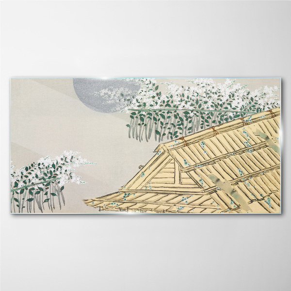Tableau sur verre La paix dans le paysage japonais
