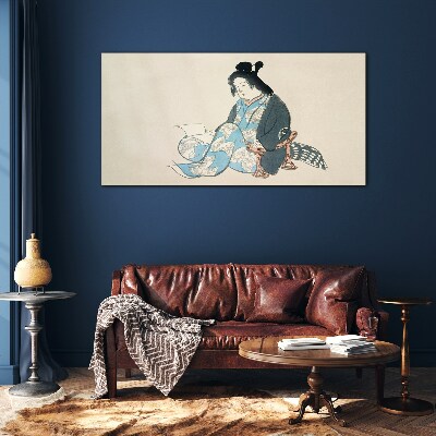 Tableau verre imprimé Silence et réflexion