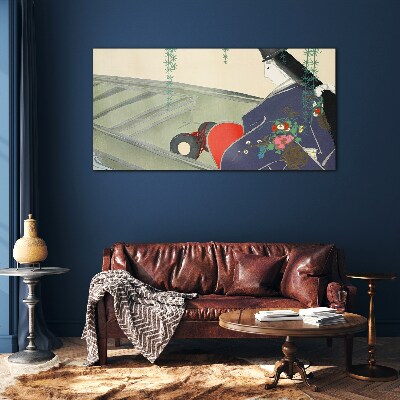 Tableau en verre La paix dans le jardin