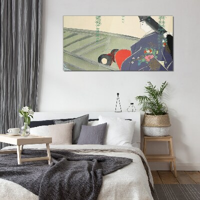 Tableau en verre La paix dans le jardin