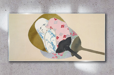 Tableau sur verre Harmonie abstraite des formes et des couleurs