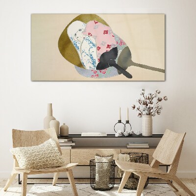 Tableau sur verre Harmonie abstraite des formes et des couleurs