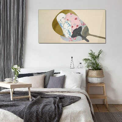 Tableau sur verre Harmonie abstraite des formes et des couleurs