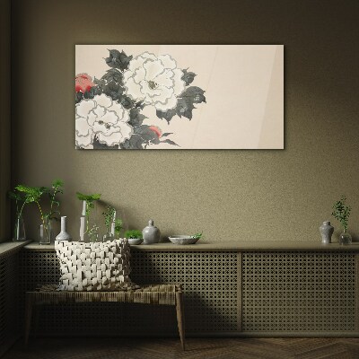 Tableau photo sur verre Rêves de fleurs