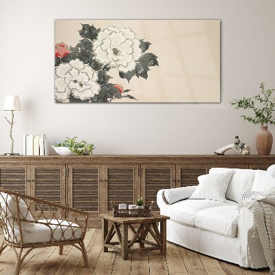 Tableau photo sur verre Rêves de fleurs