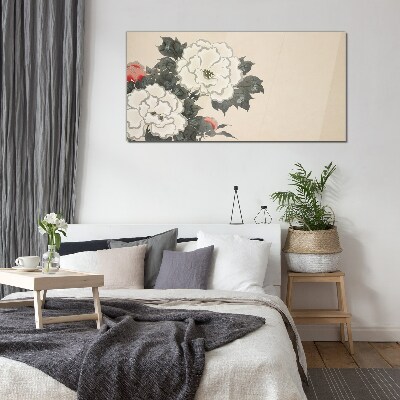 Tableau photo sur verre Rêves de fleurs