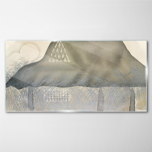 Tableau en verre La paix parmi les montagnes