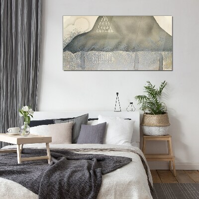 Tableau en verre La paix parmi les montagnes