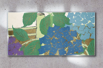 Tableau en verre Compositions florales aux couleurs pastel