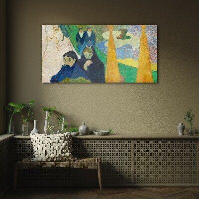 Tableau imprimé sur verre Tristesse et réflexion dans le paysage