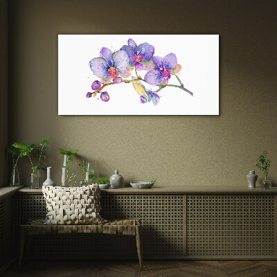 Tableau imprimé sur verre La beauté florale des orchidées