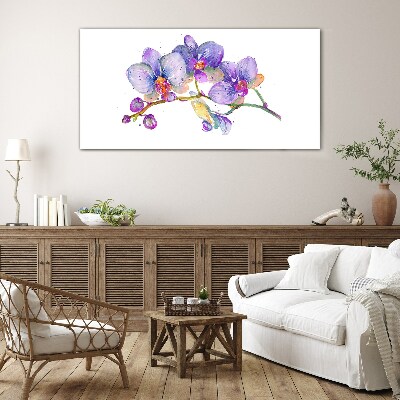 Tableau imprimé sur verre La beauté florale des orchidées