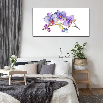 Tableau imprimé sur verre La beauté florale des orchidées