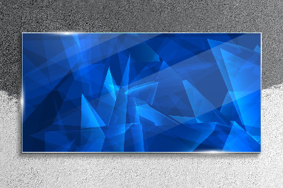 Tableau sur verre Le ciel est dans des tons de bleu