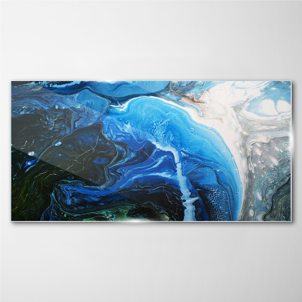 Tableau imprimé sur verre Tourbillons océaniques