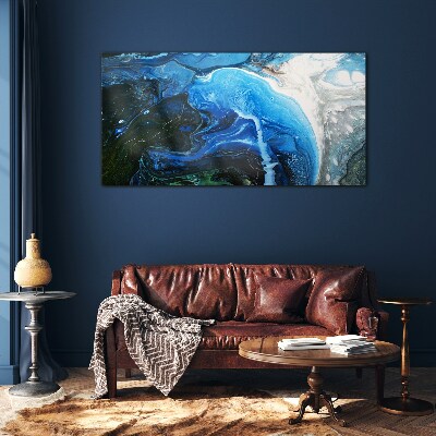 Tableau imprimé sur verre Tourbillons océaniques