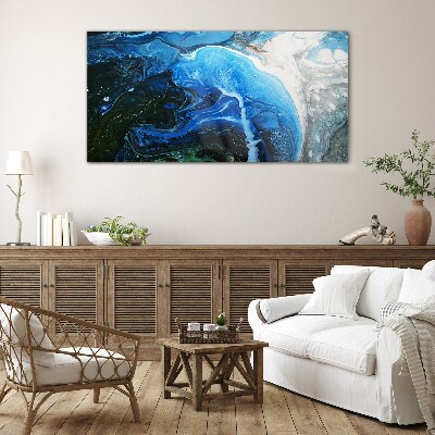 Tableau imprimé sur verre Tourbillons océaniques