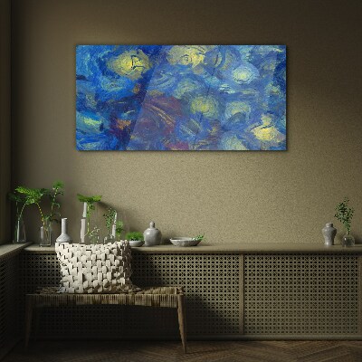 Tableau en verre Les étoiles dans le ciel nocturne