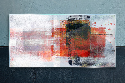 Tableau verre imprimé Composition abstraite en couleurs