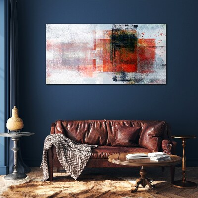 Tableau verre imprimé Composition abstraite en couleurs