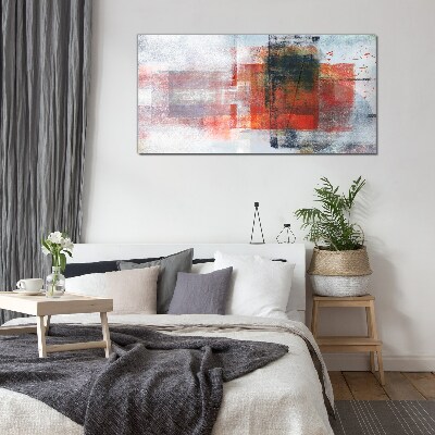 Tableau verre imprimé Composition abstraite en couleurs
