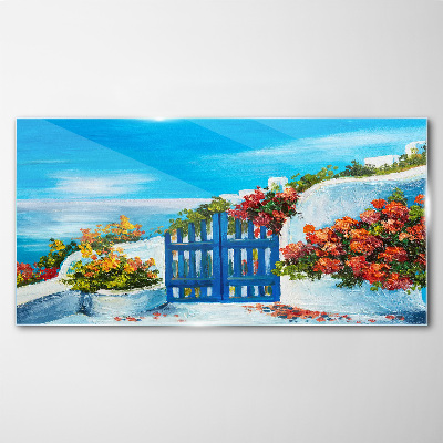 Tableau photo sur verre Porte du paradis