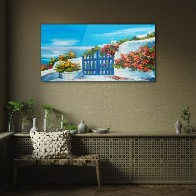 Tableau photo sur verre Porte du paradis